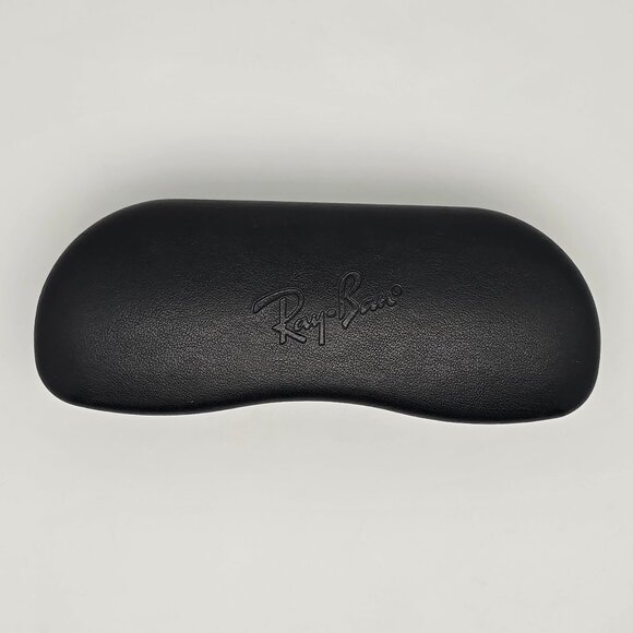 *SOLD* Ray-Ban RB6182 2509 Silver on Black Semi-Rimless Eyeglasses Frame w/ Case - Picture 14 of 15